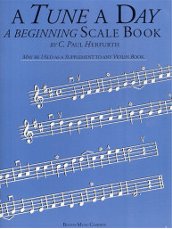 A Tune A Day For Violin - A Beginning Scale Book (noty na housle)