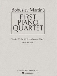 Bohuslav Martinů: First Piano Quartet (noty na housle, violu, violoncello, klavír)