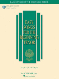 Easy Songs for the Beginning Tenor (noty na zpěv, klavír) (+audio)