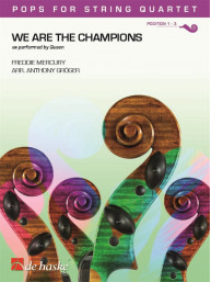 Queen: We Are the Champions (noty pro smyčcový kvartet)