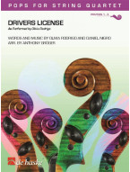 Olivia Rodrigo: Drivers License (noty pro smyčcový kvartet)