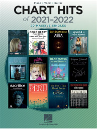 Chart Hits of 2021-2022 (noty na klavír, zpěv, akordy)