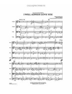 Dolly Parton: I Will Always Love You (noty pro smyčcový kvartet)