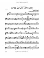 Dolly Parton: I Will Always Love You (noty pro smyčcový kvartet)