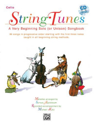 StringTunes: A Very Beginning Solo Songbook (noty na violoncello) (+audio)