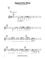 Bob Seger for Ukulele (noty, melodická linka, akordy)