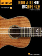Hal Leonard Ukulele Method Book 1  plus Chord Finder (noty, tabulatury) (+audio)