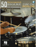 50 Syncopated Snare Drum Solos (noty na bicí) (+audio)