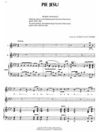 Andrew Lloyd Webber: Pie Jesu from Requiem - Vocal Duet - High Key (noty na klavír, zpěv)