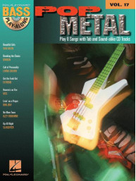 Bass Play-Along 17: Pop Metal (noty, tabulatury na baskytaru) (+audio)