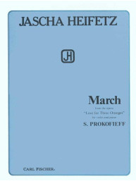 Sergej Prokofjev, Jascha Heifetz: March (noty na housle, klavír)