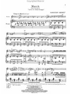 Sergej Prokofjev, Jascha Heifetz: March (noty na housle, klavír)