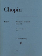 Frédéric Chopin: Polonaise In F Sharp Minor Op.44 (noty na klavír)
