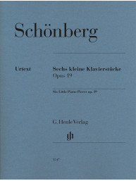 Arnold Schönberg: Six Little Piano Pieces op. 19 (noty na klavír)