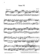 Johann Sebastian Bach: French Suite VI in E major BWV 817 (noty na klavír)