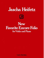Jascha Heifetz: New Favorite Encore (noty na housle, klavír)