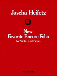 Jascha Heifetz: New Favorite Encore (noty na housle, klavír)