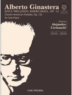Alberto Ginastera: 12 American Preludes Op. 12 (noty na klavír)