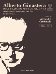 Alberto Ginastera: 12 American Preludes Op. 12 (noty na klavír)