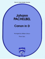 Johann Pachelbel: Canon In D Arranged by William Simon (noty na klavír)