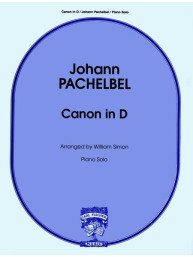 Johann Pachelbel: Canon In D Arranged by William Simon (noty na klavír)