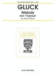 Christoph Willibald Gluck: Melody from Orpheus (noty na klavír)
