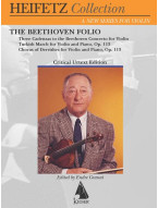 Jascha Heifetz Collection: The Beethoven Folio (noty na housle, klavír)