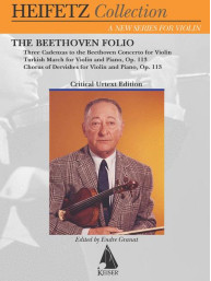 Jascha Heifetz Collection: The Beethoven Folio (noty na housle, klavír)