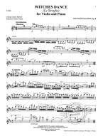 Jascha Heifetz Collection: Niccolo Paganini - Witches Dance (Le Streghe) Op. 8 (noty na housle, klavír)