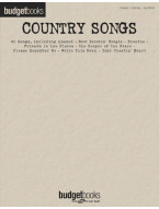 Budget Books: Country Songs (noty na klavír, zpěv, akordy)
