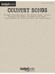 Budget Books: Country Songs (noty na klavír, zpěv, akordy)