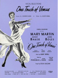 Kurt Weill: One Touch of Venus (noty na klavír, zpěv, akordy)