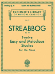 Louis Streabbog: 12 Easy and Melodious Studies, Op. 64, Grade 2 (noty na klavír)