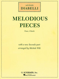 Anton Diabelli: Melodious Pieces, Op. 149 - Melodická cvičení (noty na čtyřruční klavír)