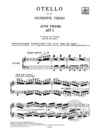 Giuseppe Verdi: Otello / Othello - tvrdá plátěná vazba (noty na zpěv, klavír)
