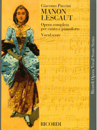 Giacomo Puccini: Manon Lescaut (noty na zpěv, klavír)