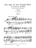 Giacomo Puccini: La fanciulla del West / Děvče ze Západu (noty na zpěv, klavír)
