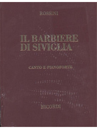 Gioachino Rossini: Il barbiere di Siviglia / Lazební sevillský - tvrdá plátěná vazba (noty na zpěv, klavír)