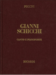 Giacomo Puccini: Gianni Schicchi - tvrdá plátěná vazba (noty na zpěv, klavír)