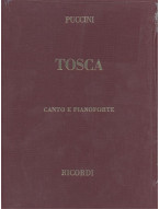 Giacomo Puccini: Tosca - plátěná, tvrdá vazba (noty na zpěv, klavír)