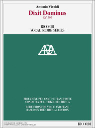 Antonio Vivaldi: Dixit Dominus RV 595 (noty na zpěv, klavír)