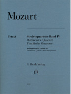 W.A. Mozartt: String Quartets, Volume IV - Hoffmeister Quartet & Prussian Quartets (noty pro smyčcový kvartet)