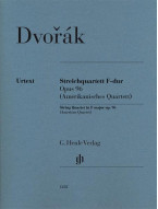 Antonín Dvořák: String Quartet F Op. 96 - American Quartet (noty pro smyčcový kvartet)