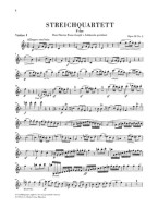 Beethoven: String Quartets and String Quartet-Version of the Piano Sonata op. 18/1-6 und op. 14/1 (noty pro smyčcový kvartet)