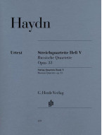 Joseph Haydn: String Quartets Book V, Op. 33 - Russian Quartets (noty pro smyčcový kvartet)