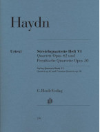 Joseph Haydn: String Quartets Book VI, Op.42 and Op.50 - Prussian Quartets (noty pro smyčcový kvartet)