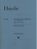 Joseph Haydn: String Quartets Book VII, Op. 54 and Op. 55 - Tost Quartets (noty pro smyčcový kvartet)