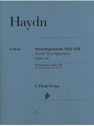 Joseph Haydn: String Quartets Book VIII, Op. 64 - Second Tost Quartets (noty pro smyčcový kvartet)