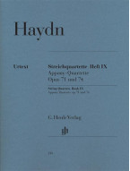 Joseph Haydn: String Quartets Book IX Op. 71 and 74 - Appony-Quartets (noty pro smyčcový kvartet)