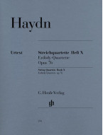 Joseph Haydn: String Quartets Book X Op. 76 Nr. 1-6 - Erdödy-Quartette (noty pro smyčcový kvartet)